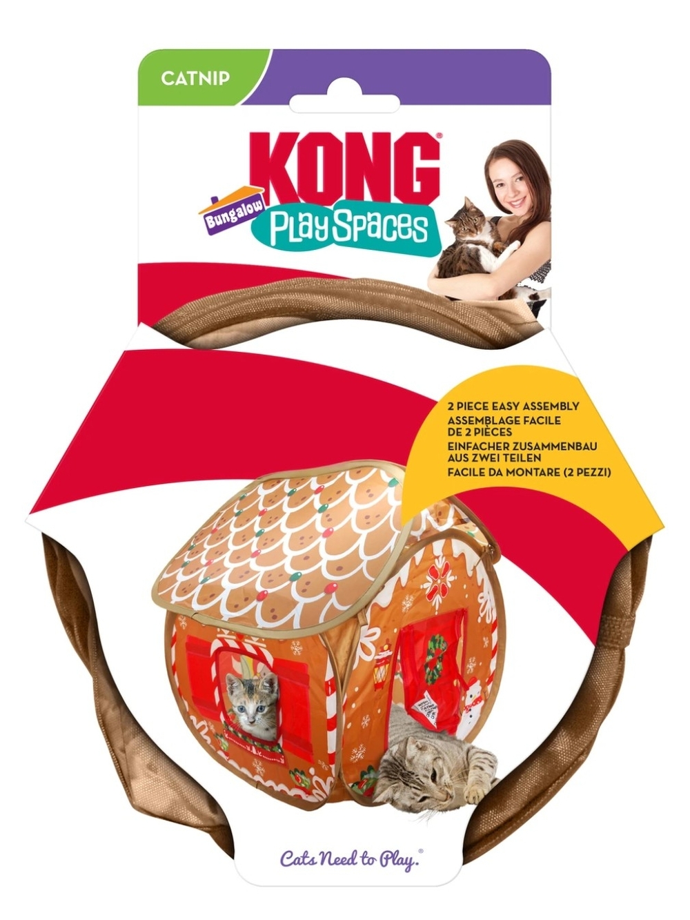 KONG PlaySpaces Cat Gingerbread Playhouse 🎄